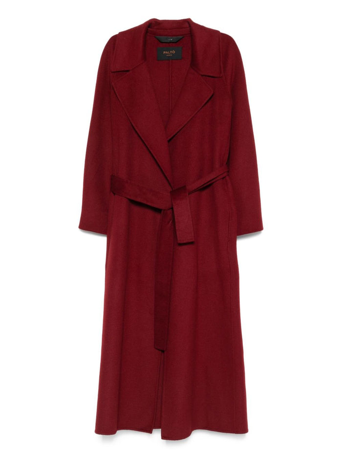 Paltò Coats Bordeaux Wool