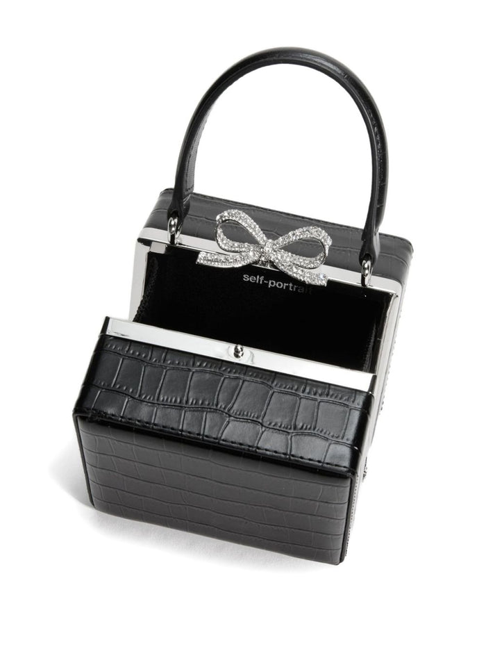 Self-Portrait Bags Black Calf Leather