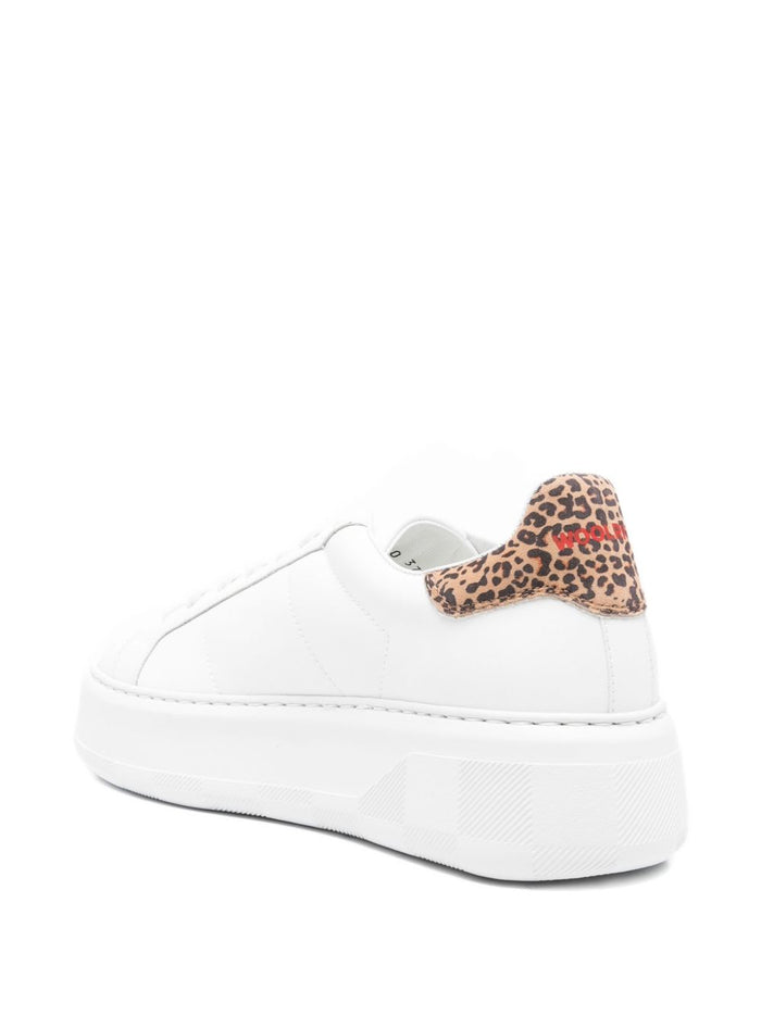 Woolrich Sneakers White Calf Leather