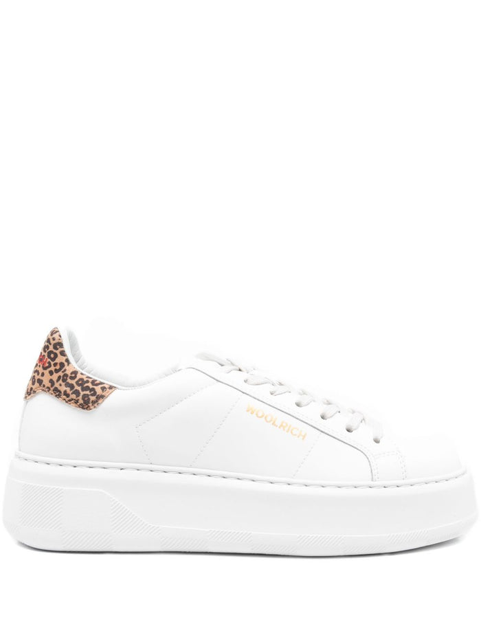 Woolrich Sneakers White Calf Leather