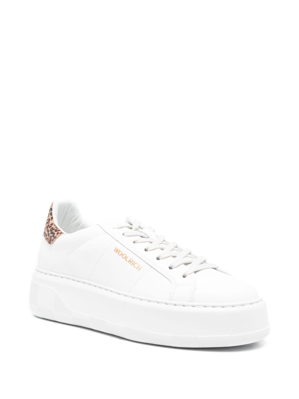 Woolrich Sneakers White Calf Leather