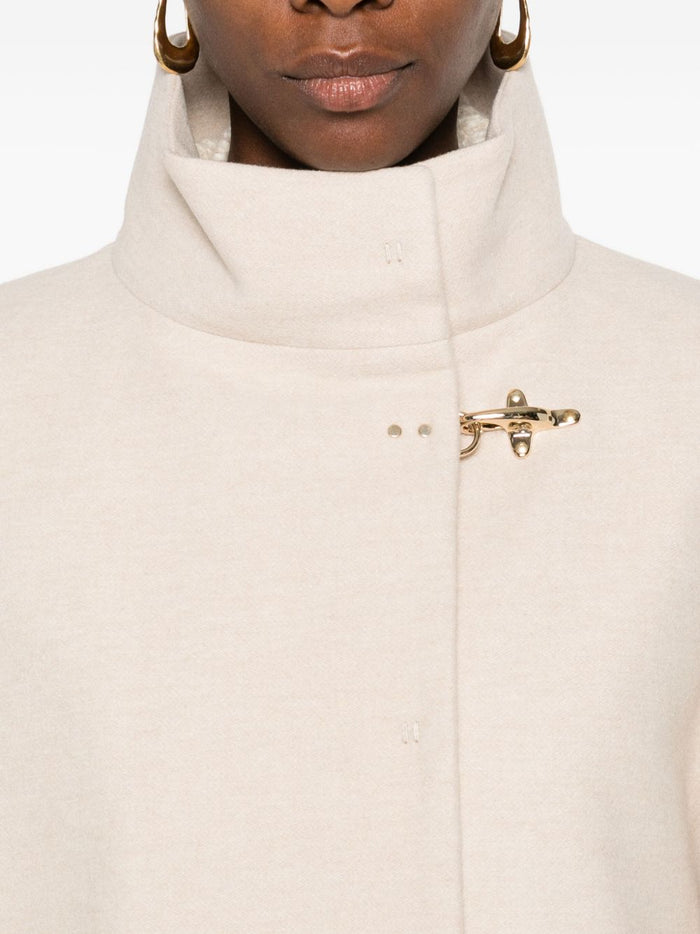 Fay Jackets Ivory Wool
