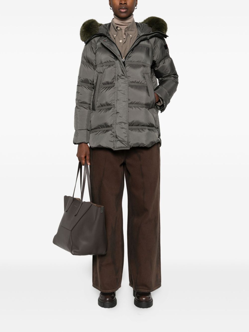Peuterey Coats Green Polyester