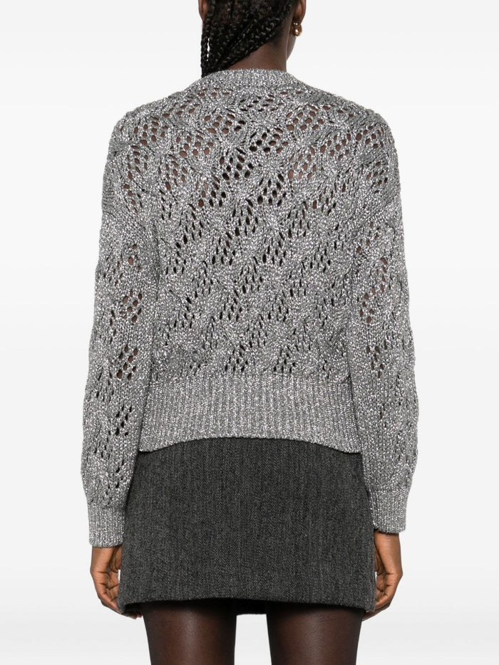 Max Mara Sweaters Grey Viscosa