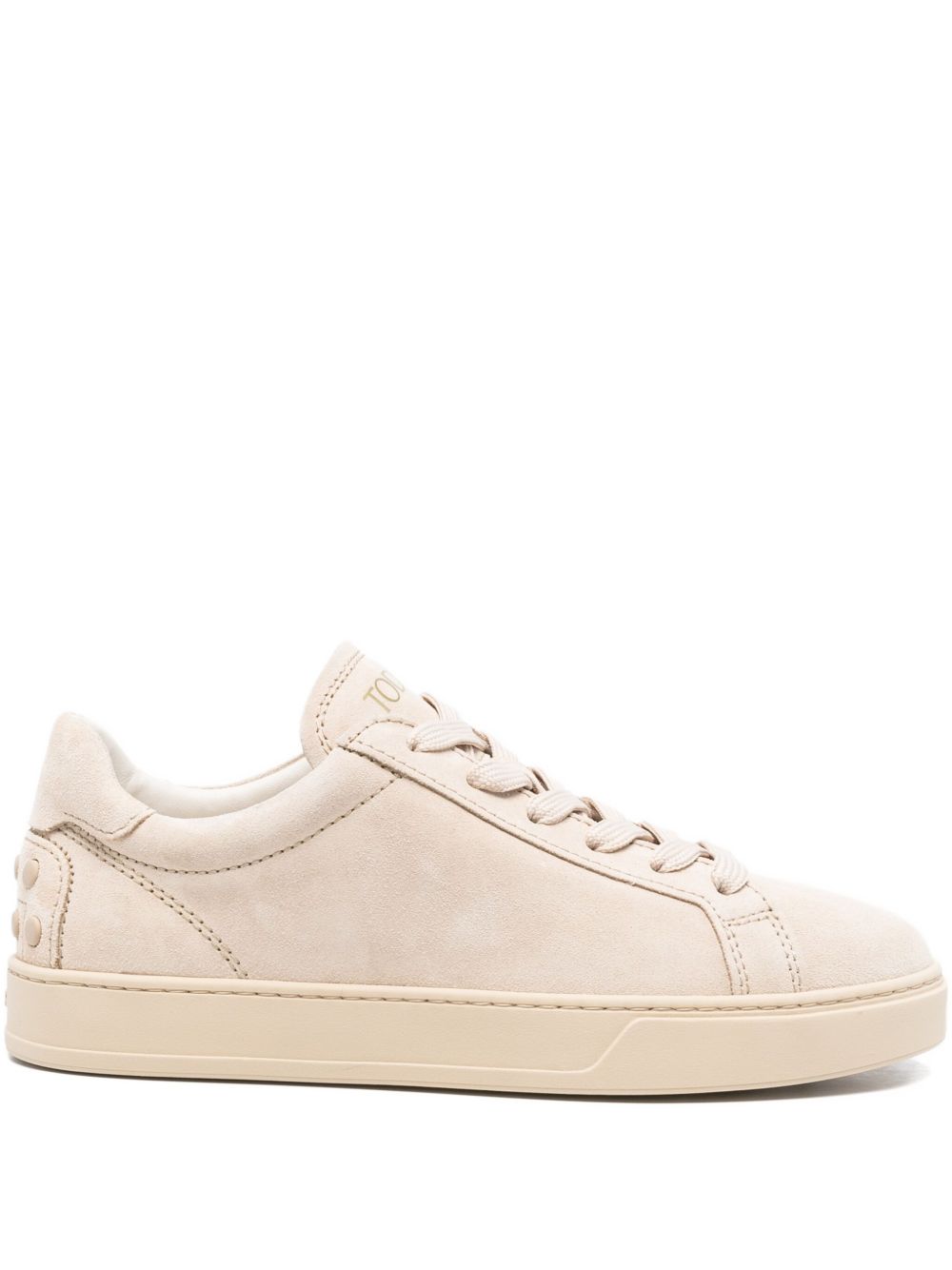 Tods Sneakers Beige Leather 100 %