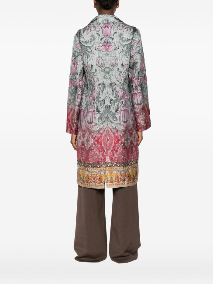 Pierre Louis Mascia Coats MultiColour Silk