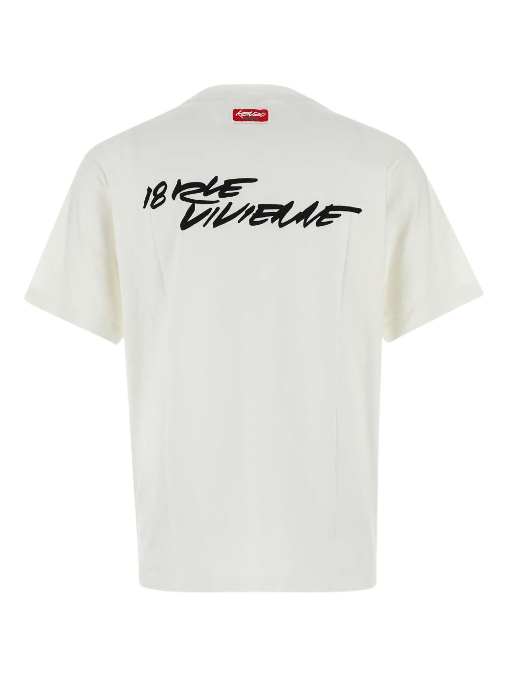 Kenzo Futura T-Shirts And Polos White Natural (veg)->cotton100.0 %