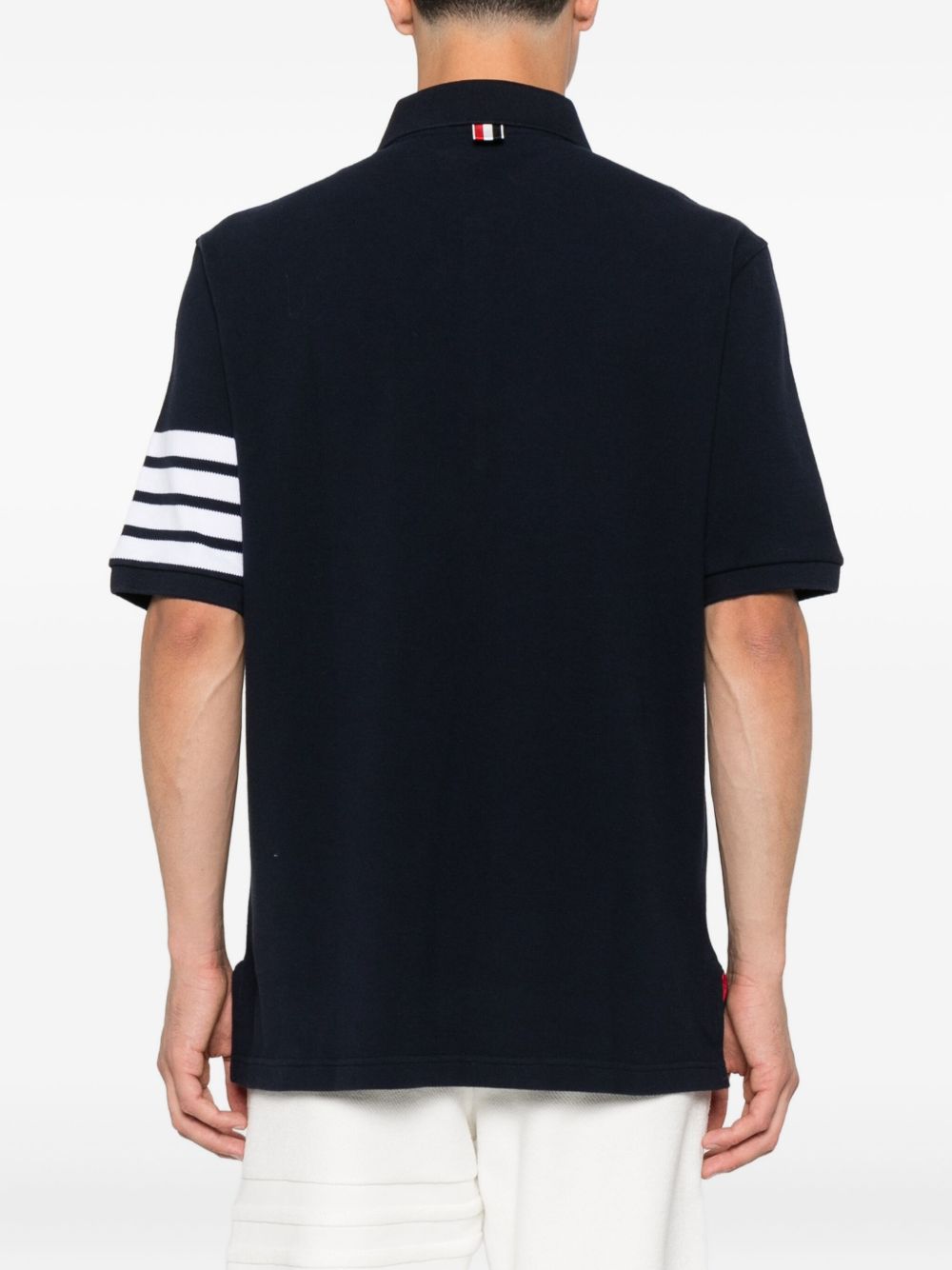 Thom Browne T-Shirts And Polos Blue Self: Cotton