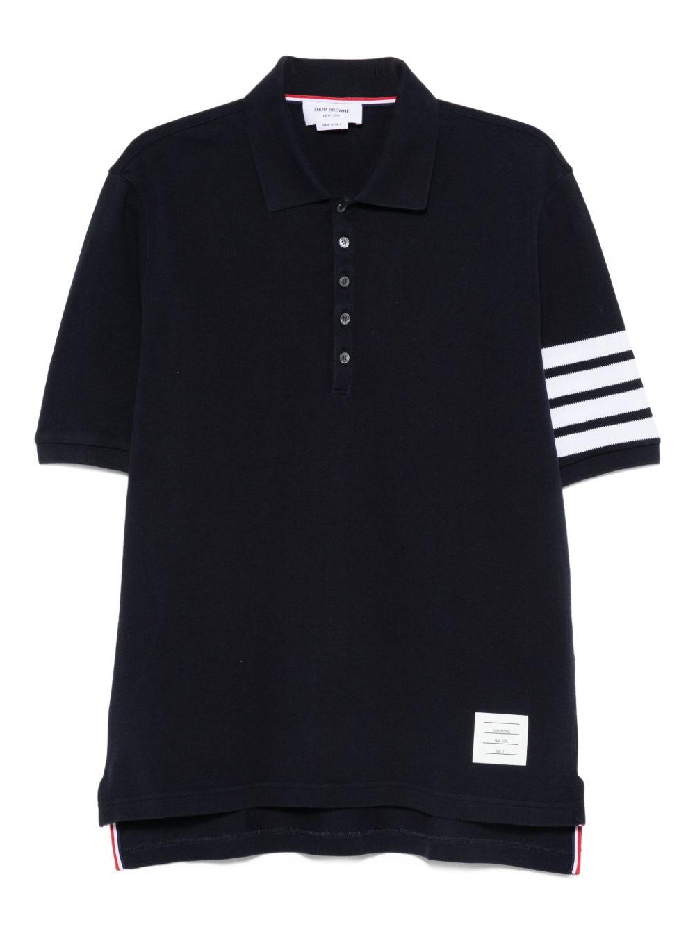 Thom Browne T-Shirts And Polos Blue Self: Cotton