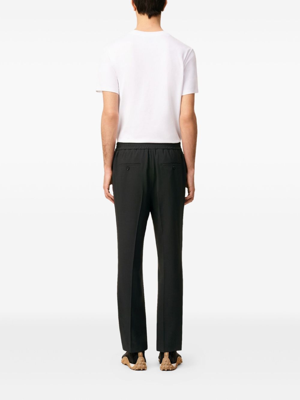 Ami Paris Trousers Grey Wool