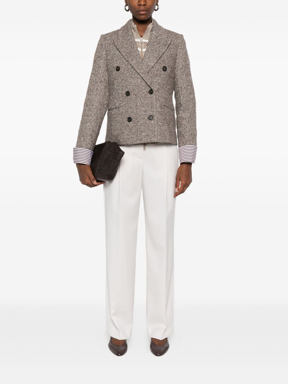 Brunello Cucinelli Jackets Marrone Outer: Cotton