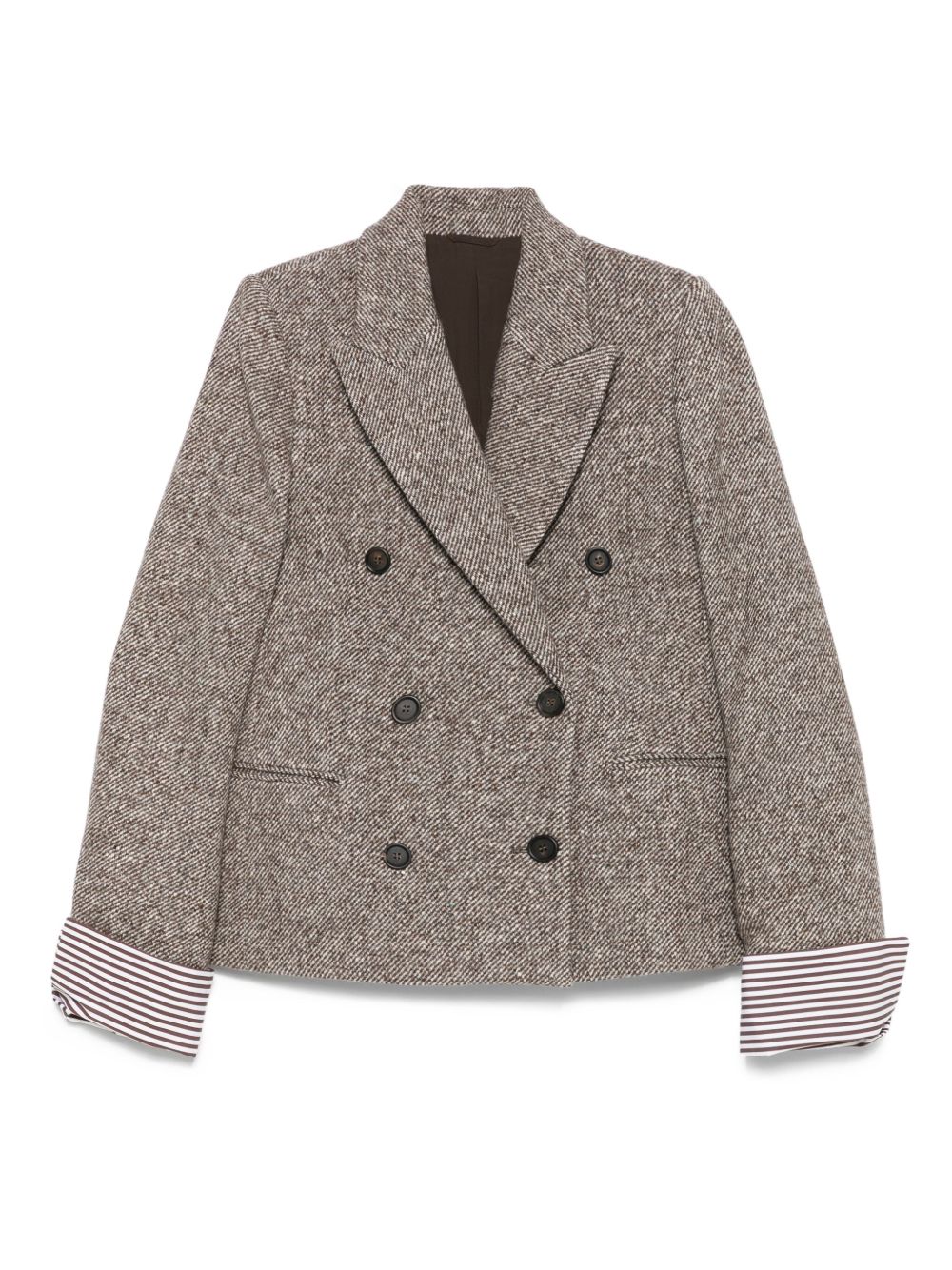 Brunello Cucinelli Jackets Marrone Outer: Cotton