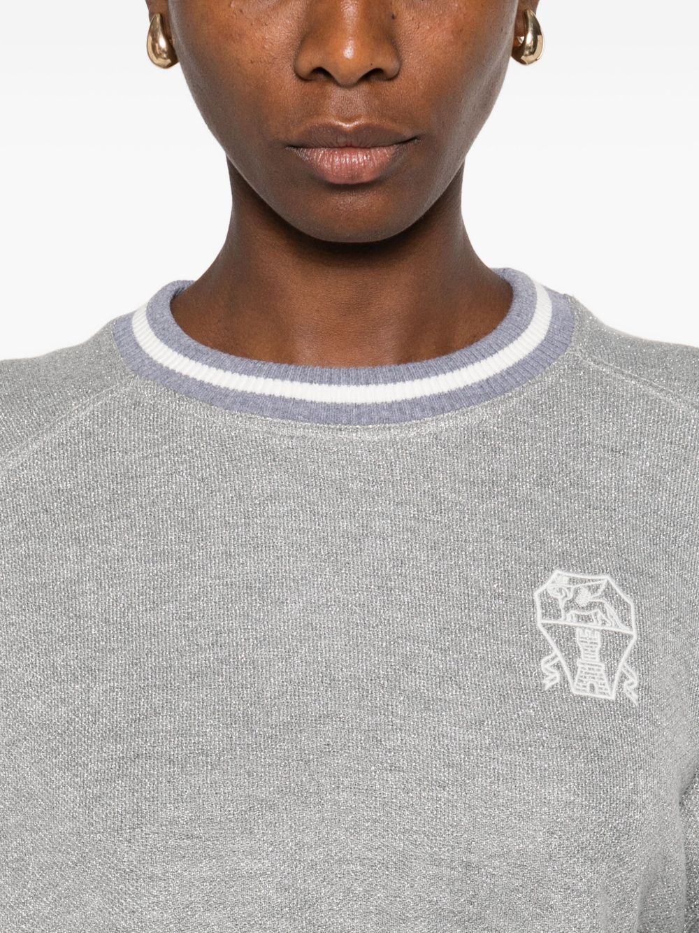 Brunello Cucinelli Sweaters Grigio Viscose