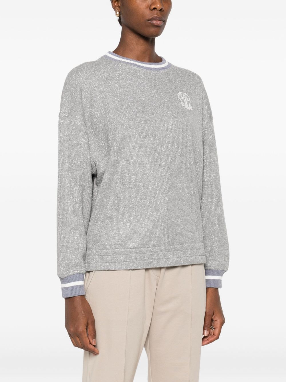 Brunello Cucinelli Sweaters Grigio Viscose