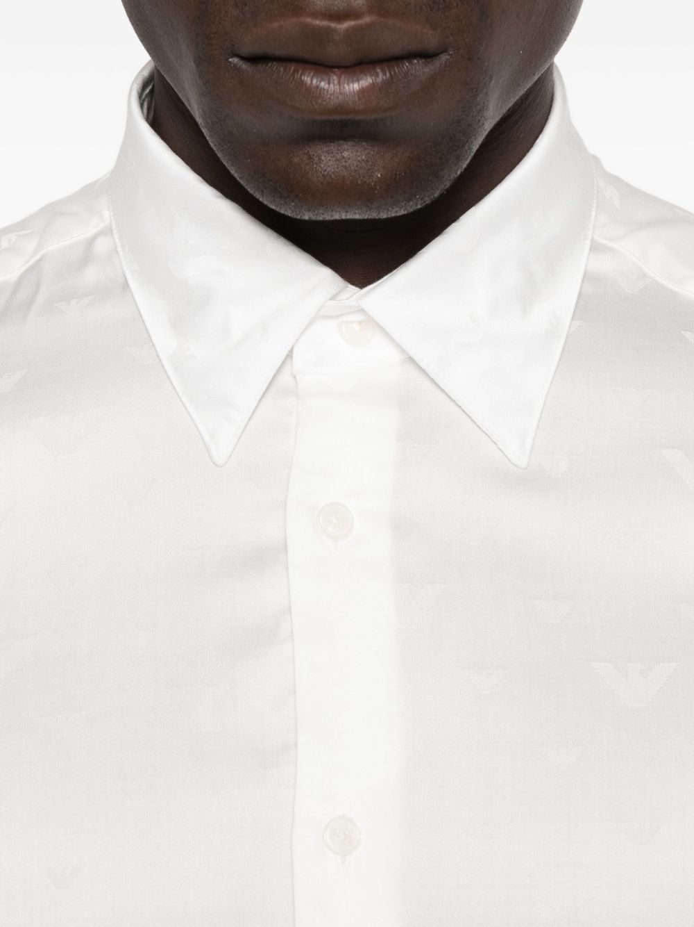Emporio Armani Shirts Bianco Outer: Lyocell