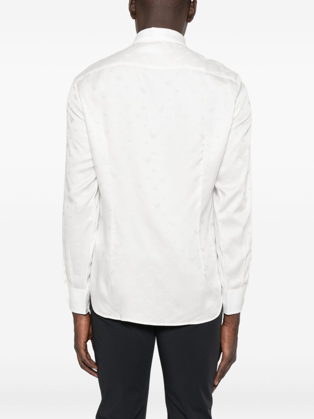 Emporio Armani Shirts Bianco Outer: Lyocell