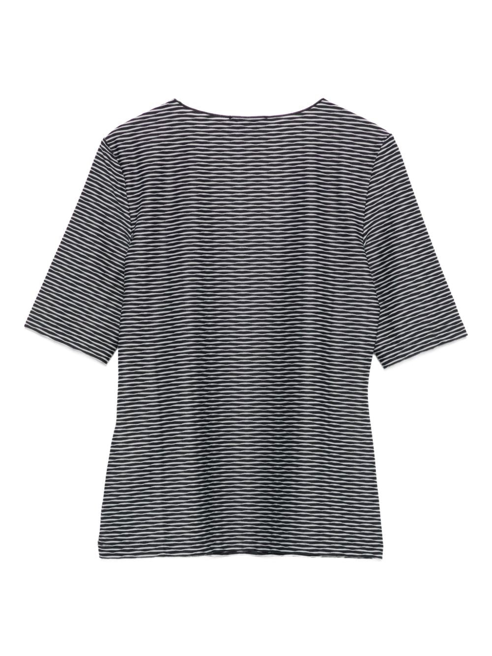 Emporio Armani Top Grigio Elastane
