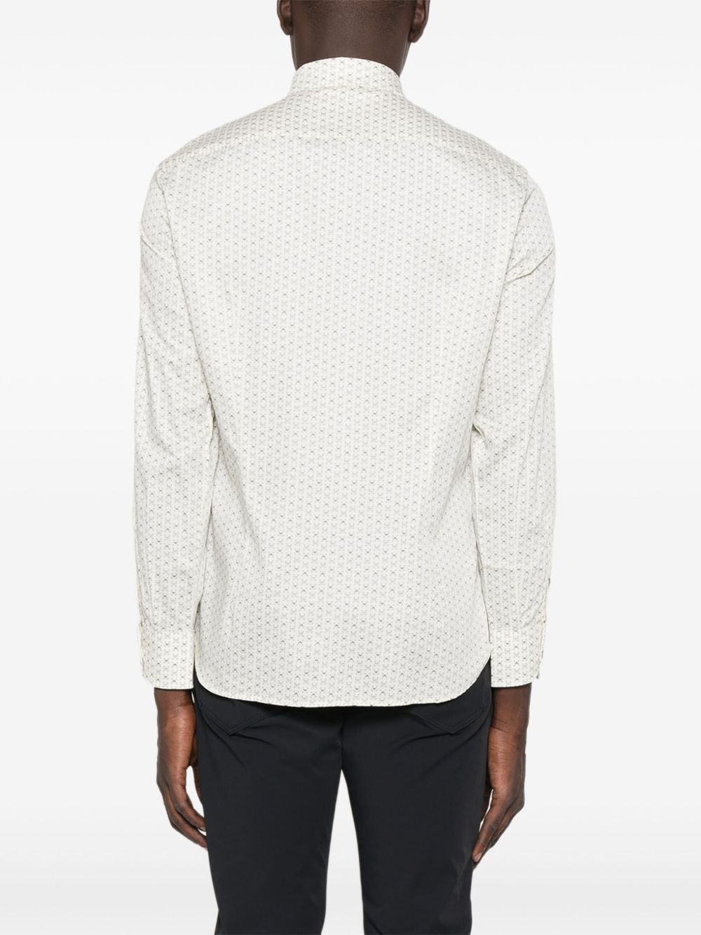 Emporio Armani Shirts Bianco Elastane