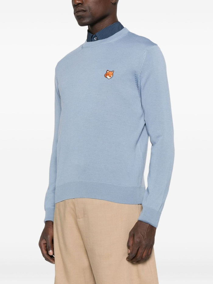MAISON KITSUNE Sweaters Clear Blue Wool