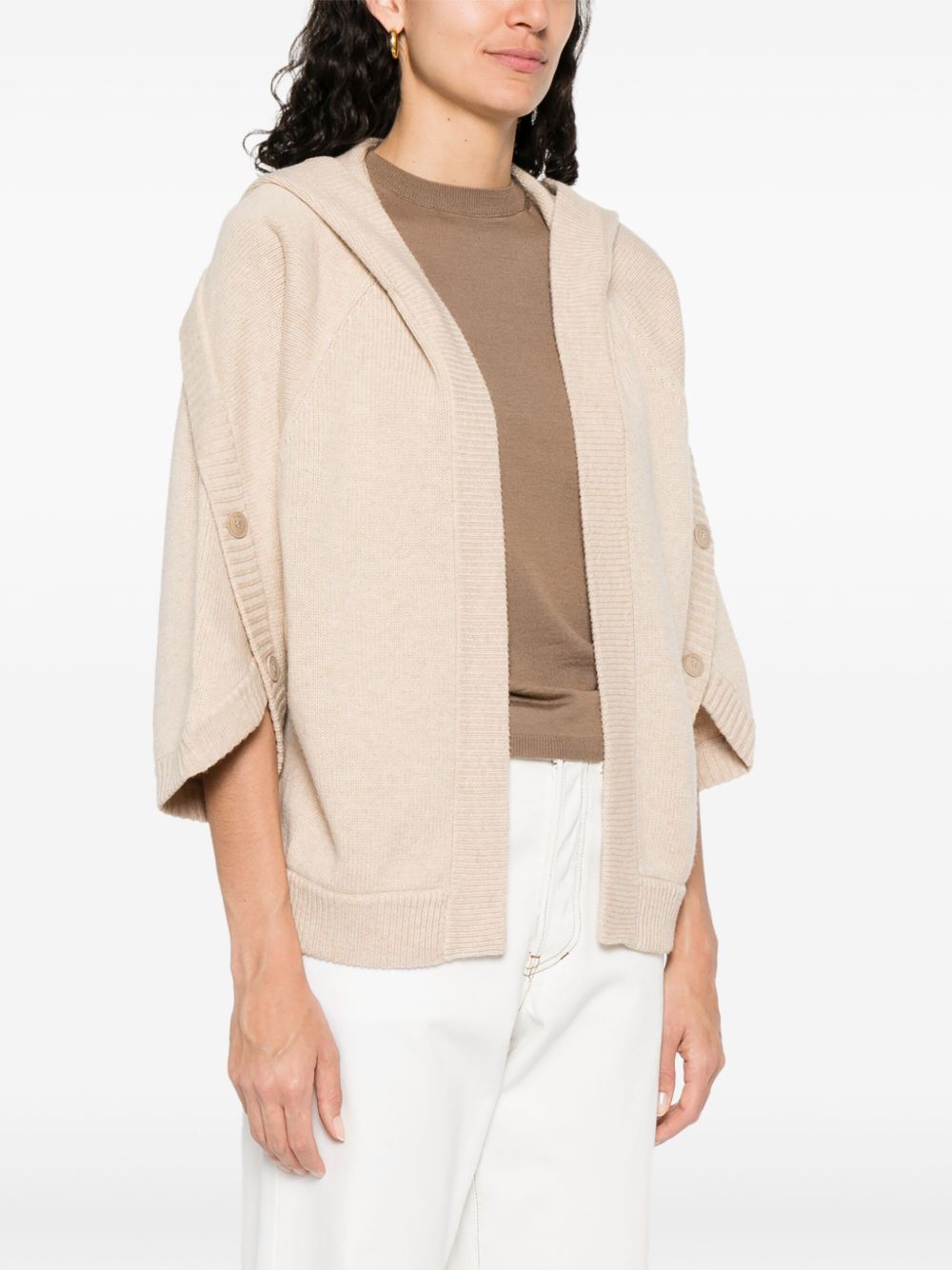 Max Mara Sweaters Beige Wool