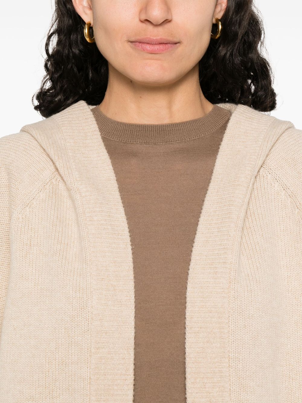 Max Mara Sweaters Beige Wool