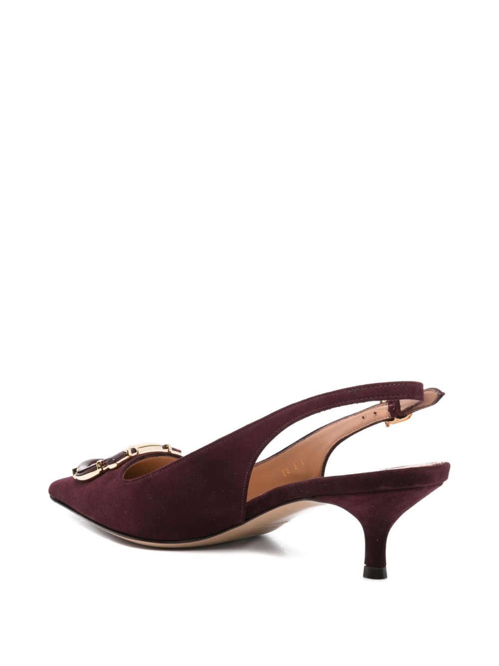 Ferragamo With Heel Bordeaux Calf Leather