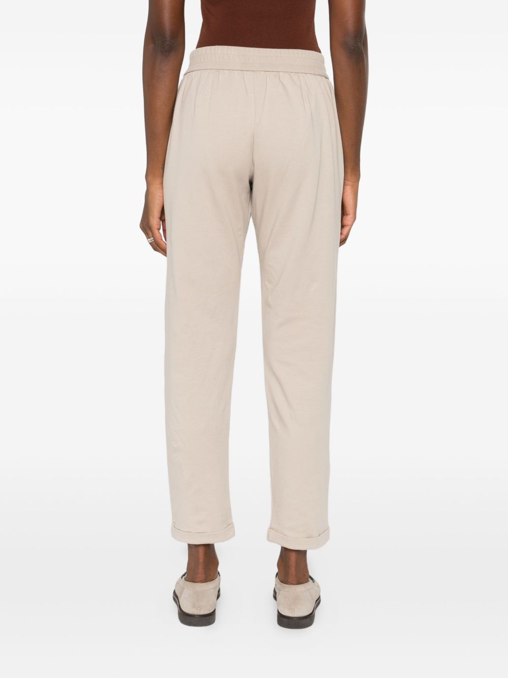 Brunello Cucinelli Trousers Beige Cotton