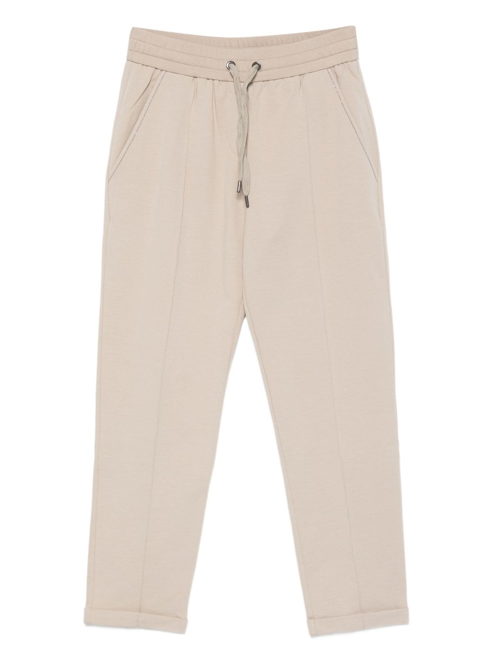 Brunello Cucinelli Trousers Beige Cotton
