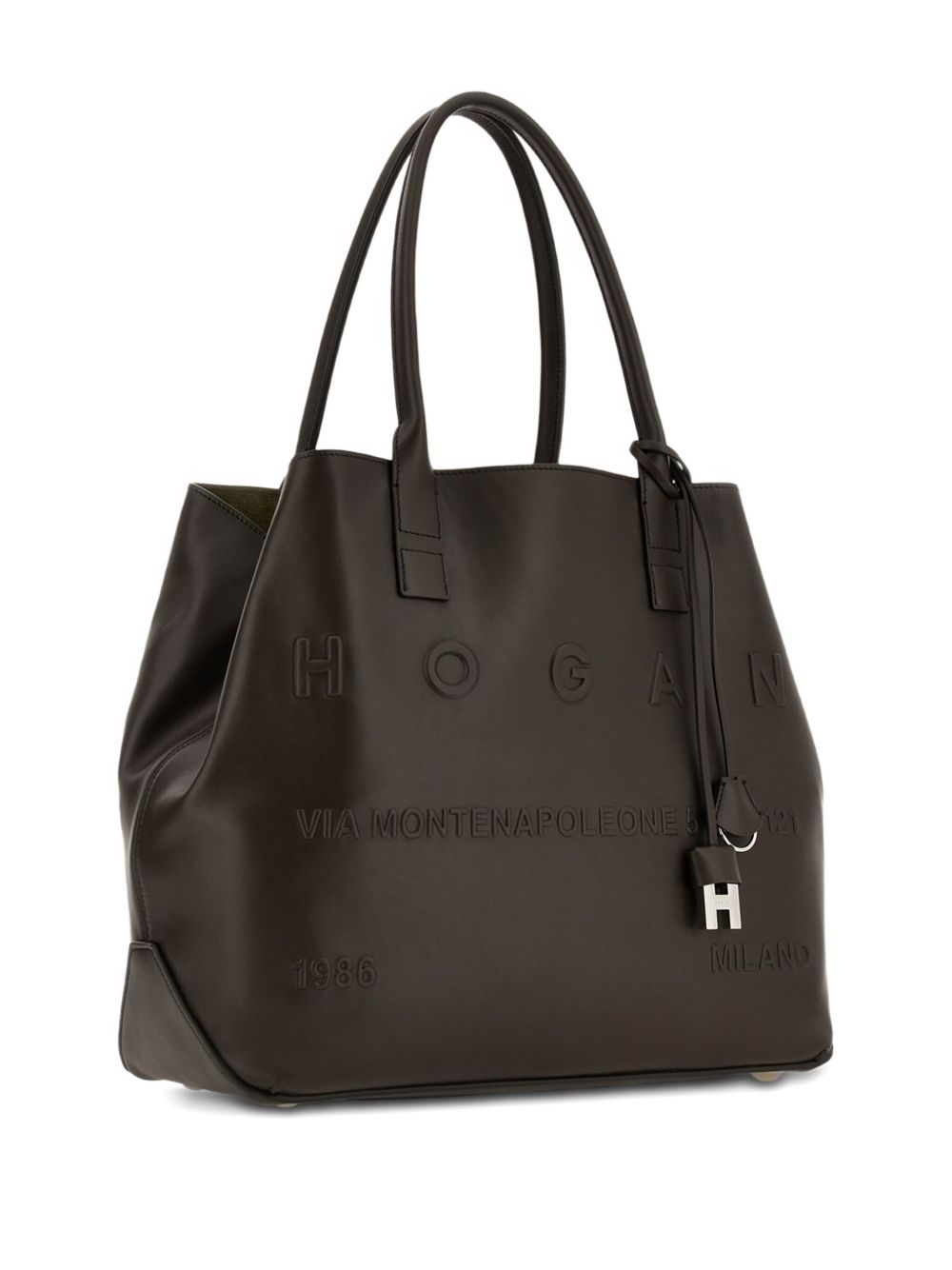 Hogan Pre Bags Marrone Scuro Furs & Skins->calfskin100.0 %