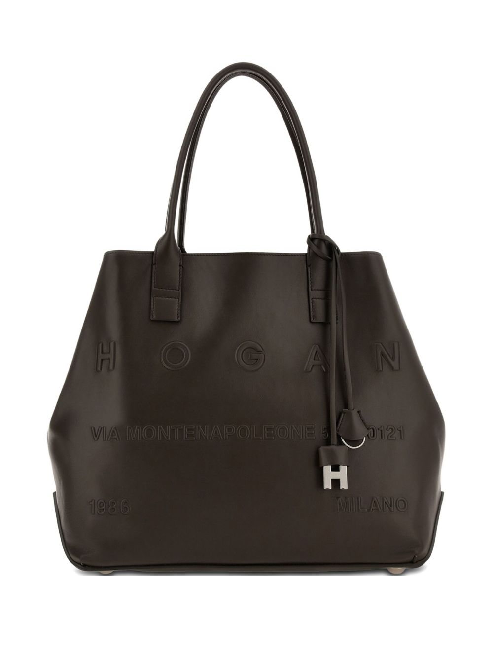 Hogan Pre Bags Marrone Scuro Furs & Skins->calfskin100.0 %