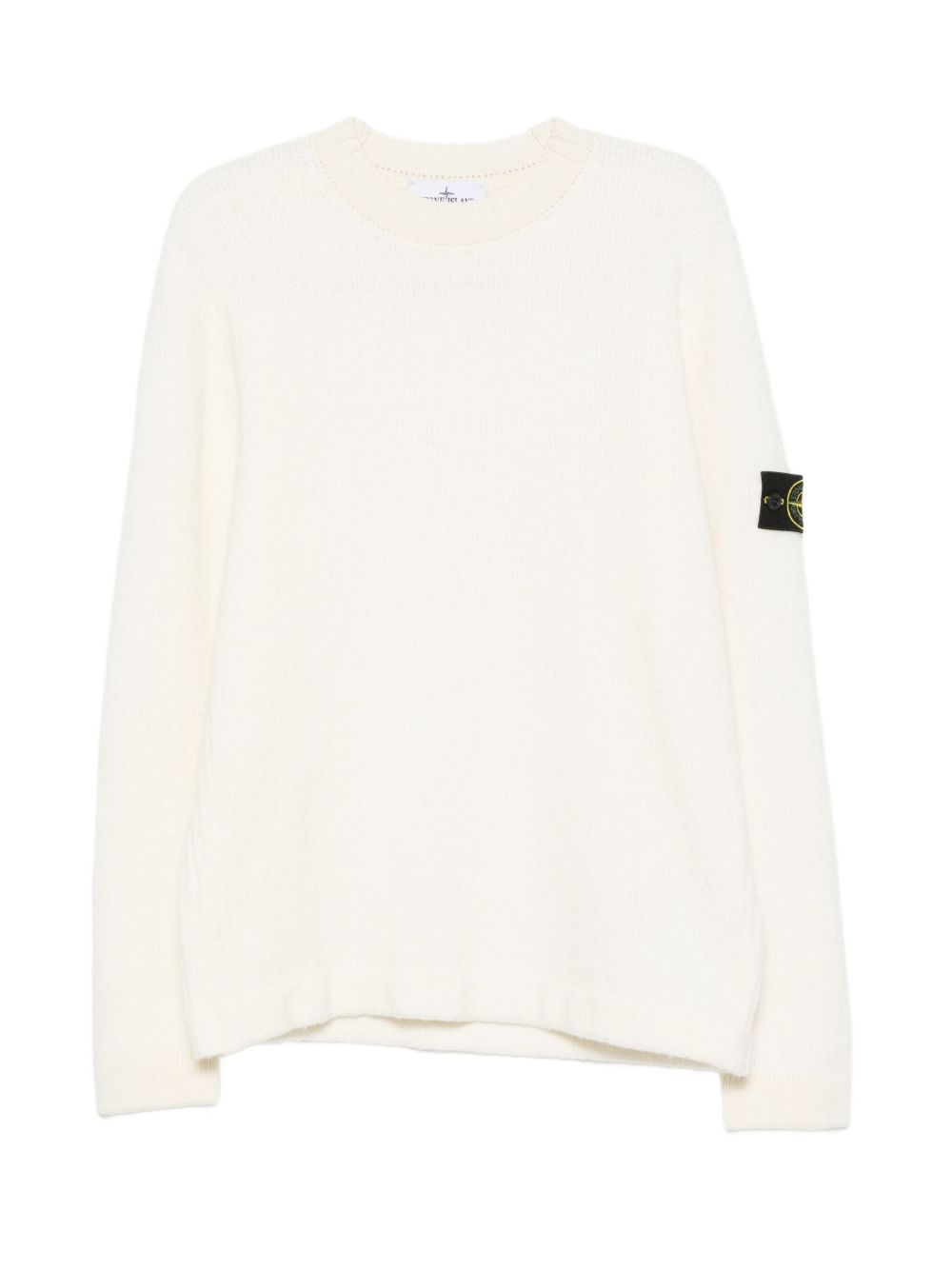 Stone Island Sweaters Ivory Wool