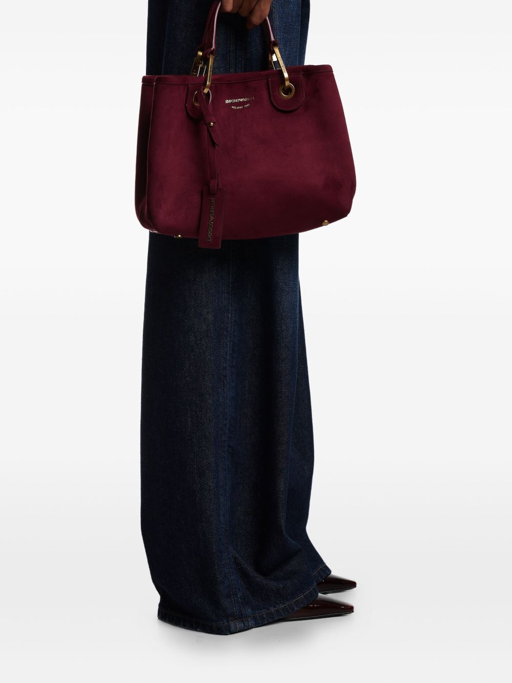 Emporio Armani Bags Bordeaux Polyester