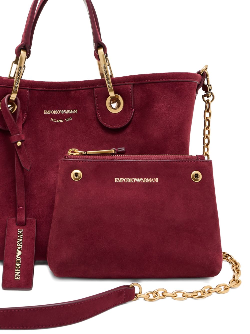 Emporio Armani Bags Bordeaux Polyester