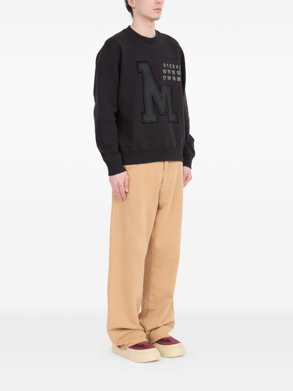 Mm6 Maison Margiela Sweaters Black Cotton