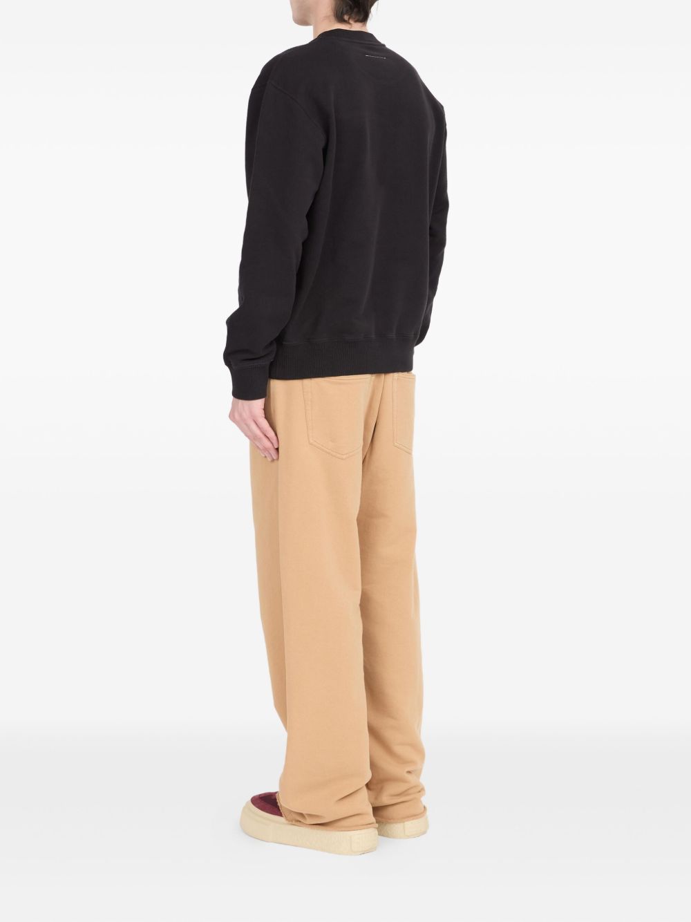 Mm6 Maison Margiela Sweaters Black Cotton