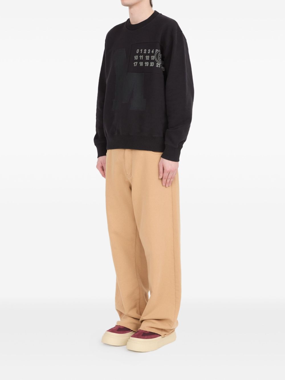 Mm6 Maison Margiela Sweaters Black Cotton