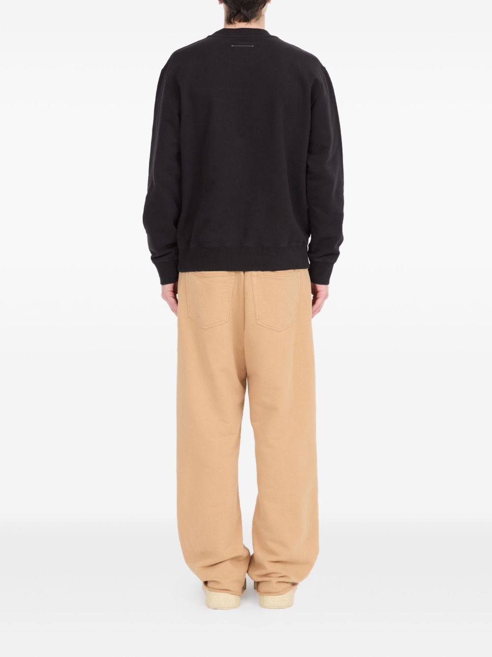 Mm6 Maison Margiela Sweaters Black Cotton