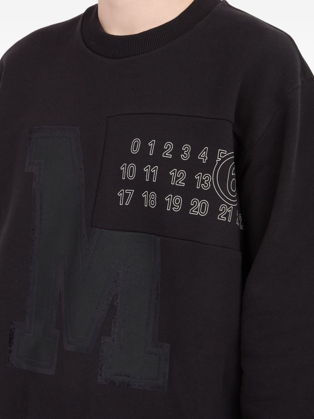 Mm6 Maison Margiela Sweaters Black Cotton