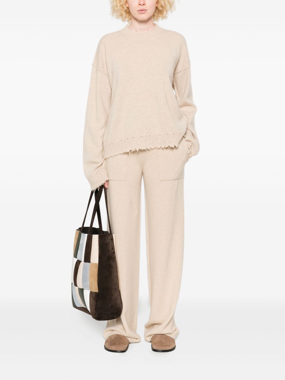 Uma Wang Sweaters Beige Wool