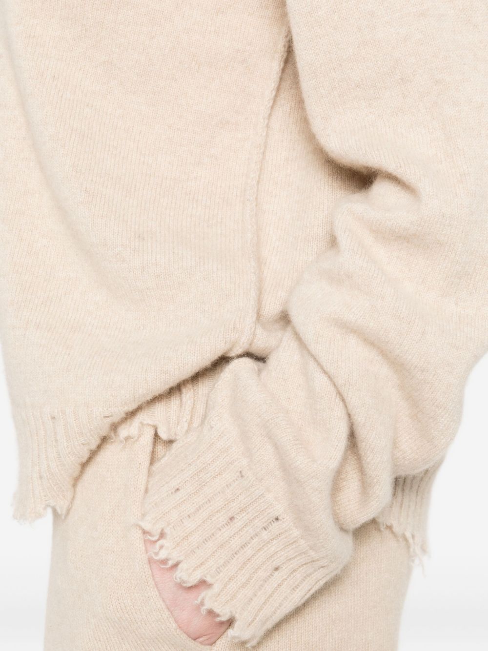 Uma Wang Sweaters Beige Wool