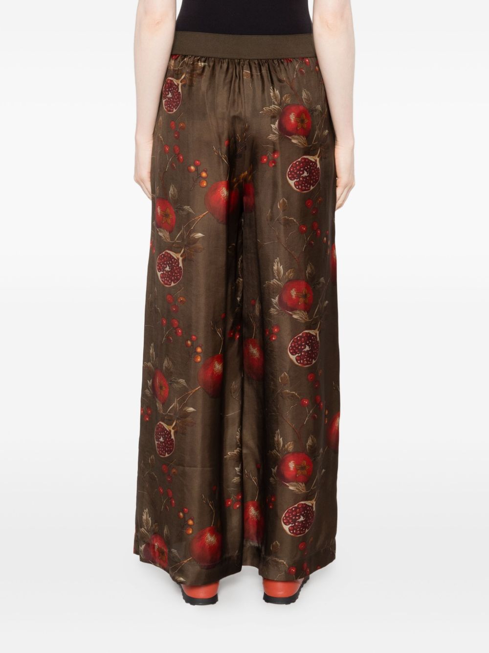 Uma Wang Trousers Brown Viscose Cupro