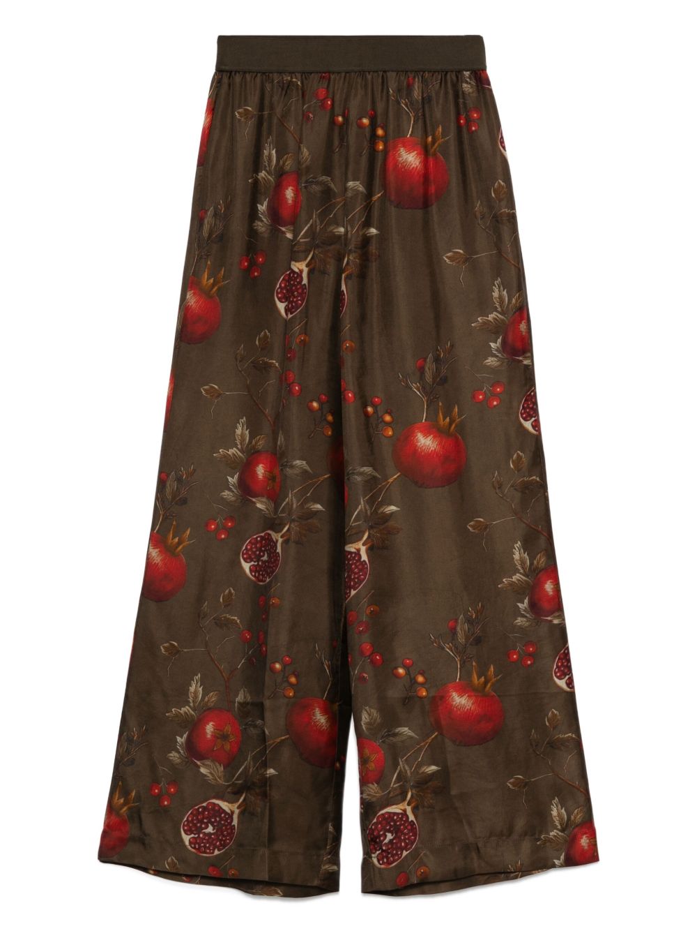 Uma Wang Trousers Brown Viscose Cupro