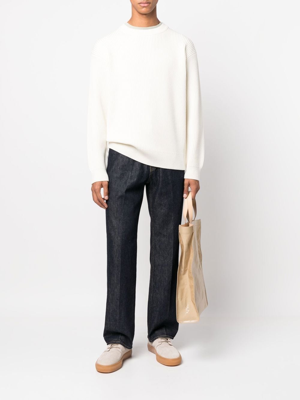 Auralee Jeans Blue Cotton