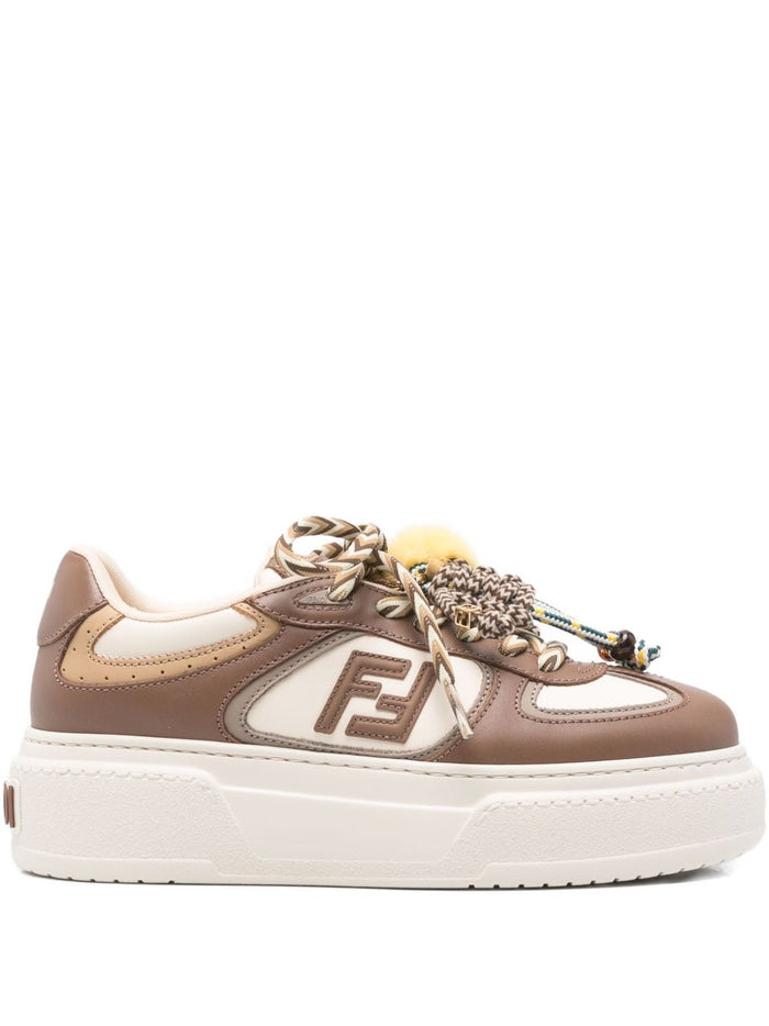 Fendi Sneakers Brown Vit+vis+interno:vit