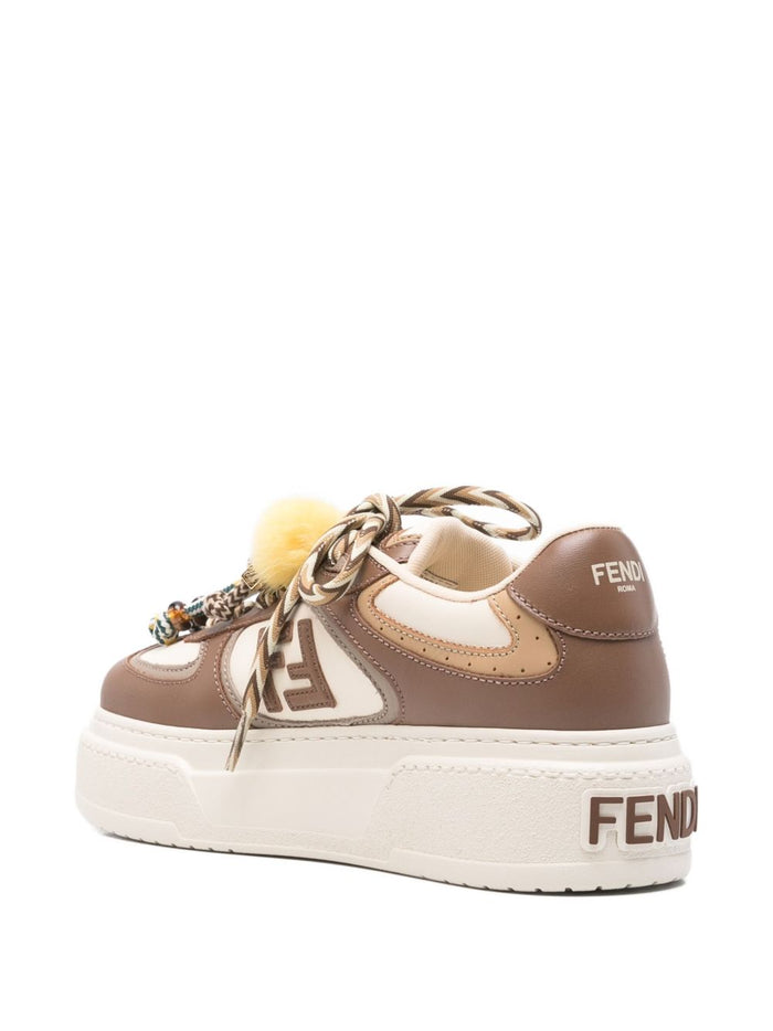 Fendi Sneakers Brown Vit+vis+interno:vit
