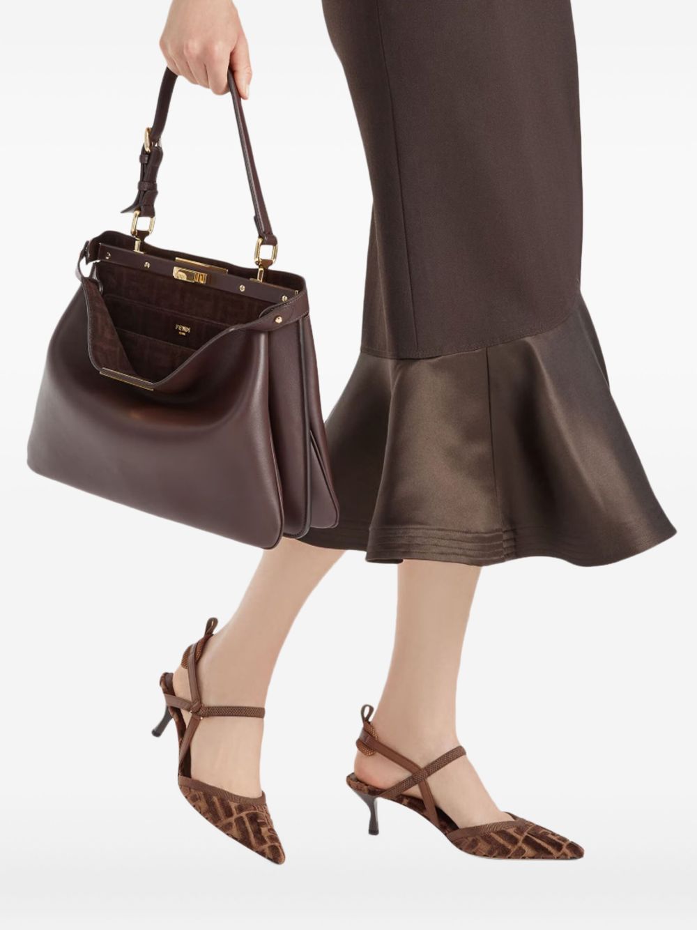 Fendi With Heel Brown