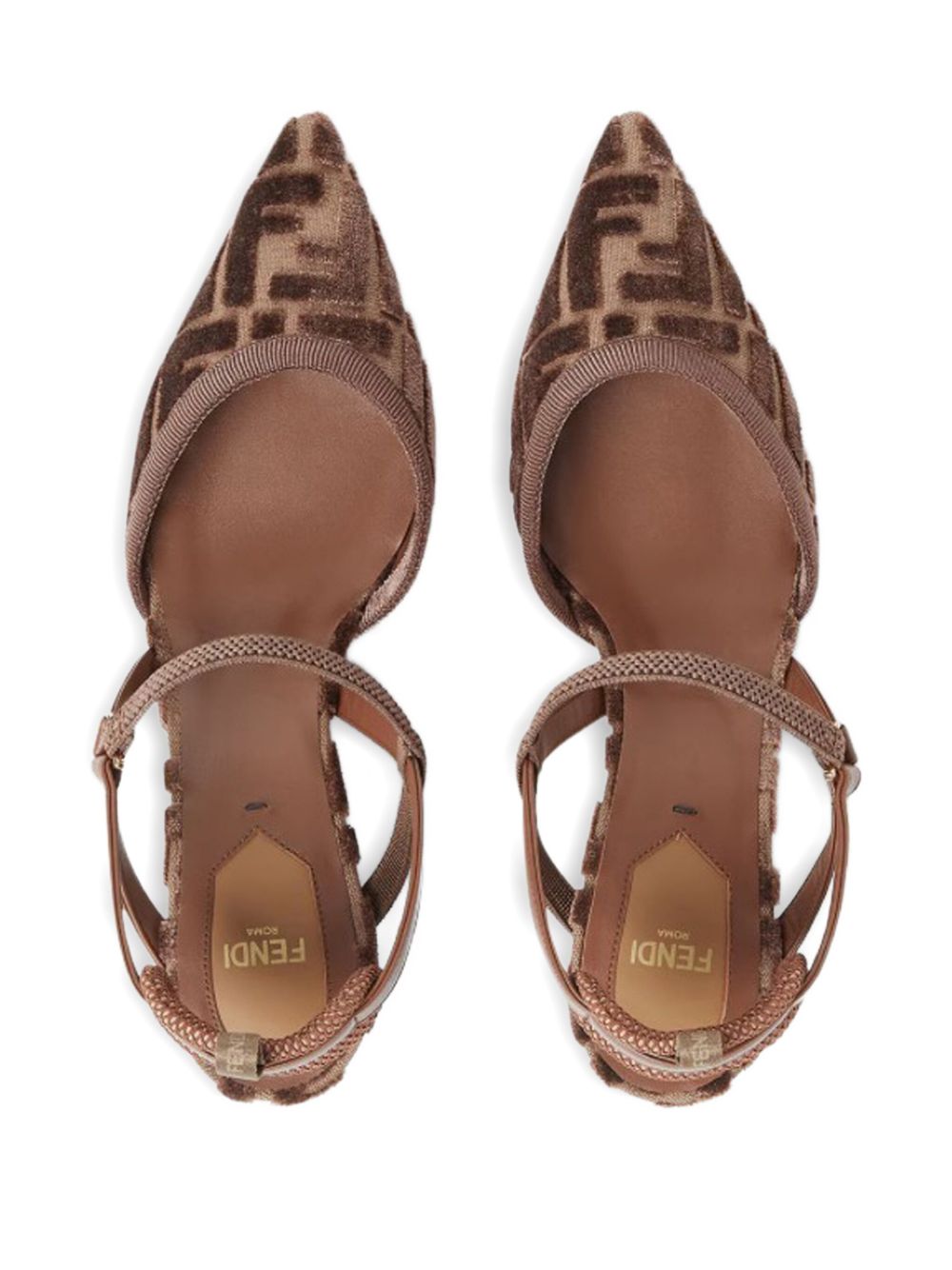 Fendi With Heel Brown