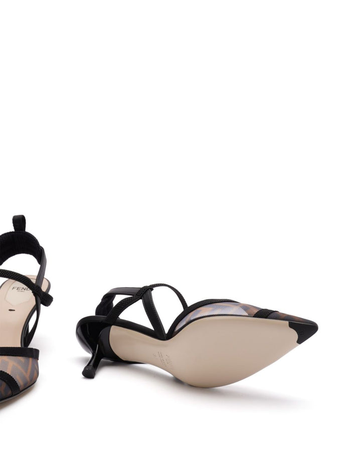 Fendi With Heel Brown Pa+interno:agn