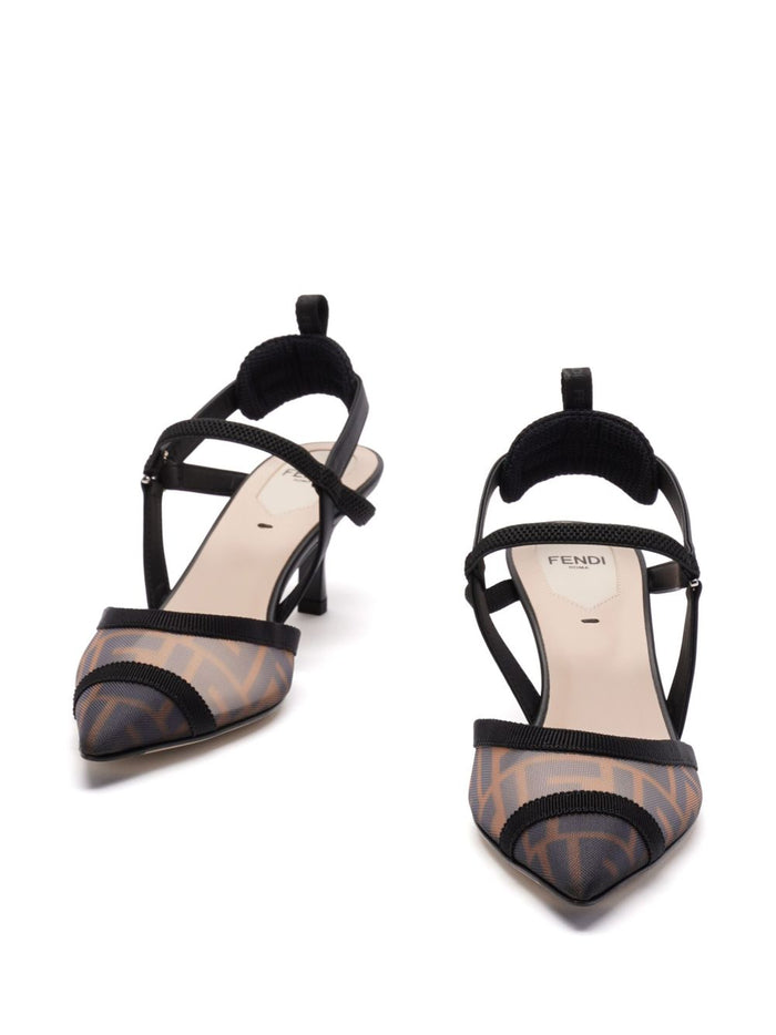Fendi With Heel Brown Pa+interno:agn