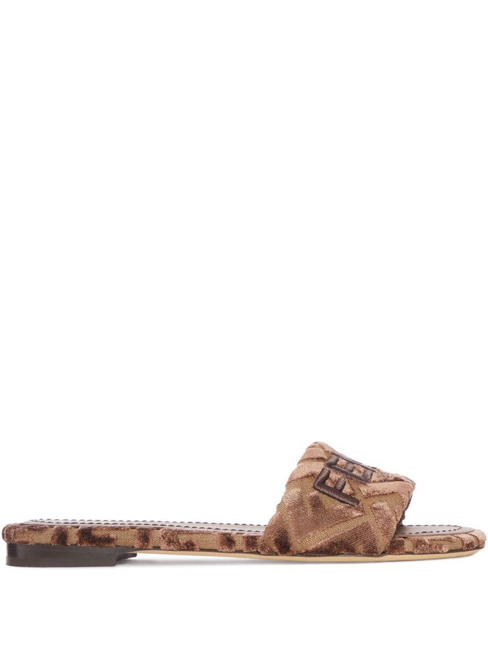 Fendi Sandals Brown